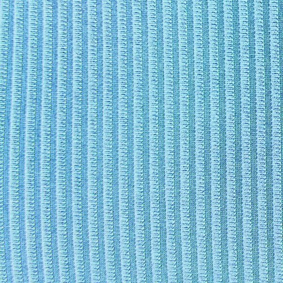 CUPSHE SEA BLUE RIBBED SCOOP NECK HIGH WAIST BIKINI SET SIZE MEDIUM NWT - Picture 6 of 10